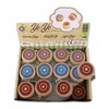 24 Stück Holz Yoyo mit Farbmotiv - 5 cm Produktbild-Vorschau 2