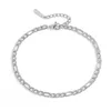 Fußkettchen Fußkette Fußschmuck Fußband Gliederkette Silber Produktbild-Vorschau 5