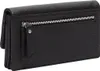 A black leather wallet is shown from a side angle. Produktbild-Vorschau