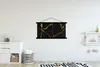 MuchoWow® Textilposter Marmor - Gold - Schwarz - Produktbild-Vorschau 2