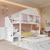 Flieks Etagenbett 90x200cm mit ausziehbarem Bett 90x190cm, Produktbild-Vorschau 1