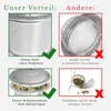 Teesieb 2er Set aus Edelstahl – Feines Sieb für losen Tee & Produktbild-Vorschau 8
