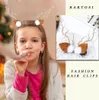 LED-Haarspangen mit Weihnachtszweigen, Rentiergeweih, Produktbild-Vorschau 5