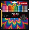 STABILO Premium-Filzstift -  Pen 68 - ARTY - 24er Pack - 24 Produktbild-Vorschau 1