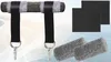 A product shot of hammock accessories, including straps, carabiners, and felt pads, against a gradient background. Podgląd zdjęcia produktu