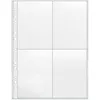 A clear, well-lit studio shot of a four-pocket page protector for A6 sized items. Produktbild-Vorschau