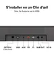 Barre de son ULTIMEA 7.1ch avec subwoofer pour TV, système Voir les images du produit 2