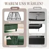 LVHOM divano letto con LED e USB, poltrona in tessuto a Anteprima dell’immagine prodotto 4