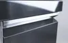 A close-up shot of a stainless steel outdoor kitchen unit, focusing on the drawer and countertop. Produktbild-Vorschau