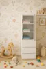 BDW, armadio con 3 cassetti, 50×180,5×40 cm, bianco Anteprima dell’immagine prodotto 8