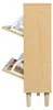Szafka na buty – 100 x 25 x 90 cm, rattan/dąb – 4 wysuwane Podgląd zdjęcia produktu 13