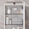 Szafka łazienkowa z lustrem Vicco Lavio Biały 40 x 60 cm z Podgląd zdjęcia produktu 4