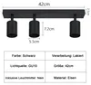 ZMH LED Deckenleuchte Schwarz Deckenstrahler: GU10 Produktbild-Vorschau 7