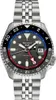 A close-up studio shot of a Seiko 5 Sports GMT automatic men's watch. Produktbild-Vorschau