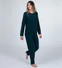 Moonline Frottee-Schlafanzug für Damen mit Motivdruck ; Produktbild-Vorschau 6