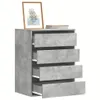 vidaXL Kommode Betongrau 60x41x76 cm Holzwerkstoff Produktbild-Vorschau 2