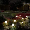 Solar Garden Ball Lampe Solar Garten Led Kugeln Weiß Für Produktbild-Vorschau 9