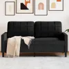 vidaXL divano a 2 posti nero 140 cm in velluto Anteprima dell’immagine prodotto 6
