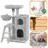 Yaheetech Kratzbaum Katzenbaum 94 cm Kletterbaum für Katzen Produktbild-Vorschau 6
