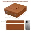 A product image showing dimensions and a comparison with a smartphone. Produktbild-Vorschau