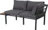 A modern outdoor sofa with a built-in side table. Podgląd zdjęcia produktu