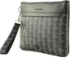 LACOSTE pochette  The Blend Clutch Monogram Noir Gris nero Anteprima dell’immagine prodotto 12