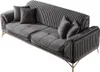 Villa Möbel Sofa Bond Grau 3-Sitzer Relax- und Produktbild-Vorschau 1