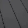 A close-up view of a dark gray fabric with visible stitching lines. Voir les images du produit