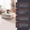 SalesFever Couchtisch 90x90 cm | quadratisch | MDF foliert Produktbild-Vorschau 3