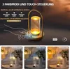 LED Dimmbare Tischlampe Kabellos,Akku Tischlampe Touch Produktbild-Vorschau 2