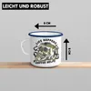 Trendation - Emaille Tasse Totenkopf Kaffeeliebhaber Produktbild-Vorschau 3