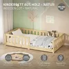 ML-Design dětská postel 80x160 cm přírodní podlahová postel Náhled obrázku produktu 2