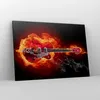 Bild auf Leinwand - Leinwandbild - Instrument Flammen Produktbild-Vorschau 4