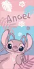 Disney Lilo und Stitch Pink Badetuch, Strandtuch 70x140cm Produktbild-Vorschau 1