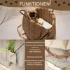 Hundeautositz für kleine Hunde, Hunde-Transportboxen, 25 Produktbild-Vorschau 3