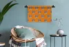 MuchoWow® Wandteppich Wandbehang Tier - Orange - Muster Produktbild-Vorschau 5