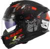 LS2 FF808 Stream II casque intégral noir rouge mat angry Voir les images du produit 16