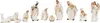 Krippenfiguren 11-teiliges Set weiß 3-12cm Produktbild-Vorschau 1
