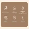 A collage of icons and text describing product features, likely for an e-commerce listing. Produktbild-Vorschau