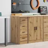 vidaXL Garagen-Aufbewahrungsschrank Artisan-Eiche Produktbild-Vorschau 2