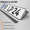 2x Kennzeichenhalter Carbon Optik Nummernschildhalter Produktbild-Vorschau 6