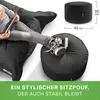 Green Bean® XXL Riesensitzsack 140x180cm + Hocker Produktbild-Vorschau 8