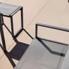 Set tavolo da giardino incastrabile in acciaio e textilene Anteprima dell’immagine prodotto 6