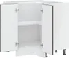 vidaXL Küchen-Eckunterschrank Lucca Schwarz Holzwerkstoff Produktbild-Vorschau 6