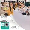 Tischdecke Textil-Optik UNI Grau Oval 200x140cm mit Produktbild-Vorschau 6