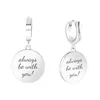 GUESS 30MM HUGGIES 4G COIN & CRYS RH, silber(silber), Gr. N Produktbild-Vorschau 3