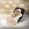 Joyz Einschlagdecke mit Kapuze, Regenbogen mit beigem Produktbild-Vorschau 7