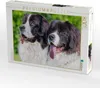 CALVENDO Puzzle Porträt zweier Landseer | 1000 Teile Produktbild-Vorschau 2