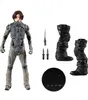 A collection of action figure accessories, including a figure, weapons, and boots, laid out against a white background. Anteprima dell’immagine prodotto