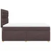 Boxspringbett mit Matratze Dunkelbraun 160x200 cm Stoff Produktbild-Vorschau 7